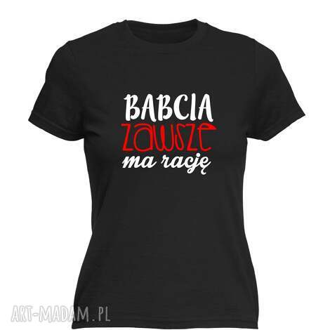 Koszulka dla babci od wnuczki - najlepsza babcia, babunia