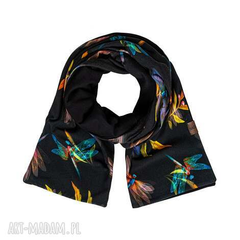 szal damski, bawełniany, dwustronny ważki