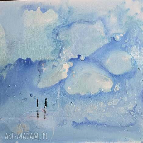 Obraz akrylowy Solar date 60x40 - Salar de Uyuni - ręcznie malowany na płótnie