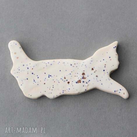 psotek - magnes ceramiczny, kot kociara, design, parapetówka, prezent