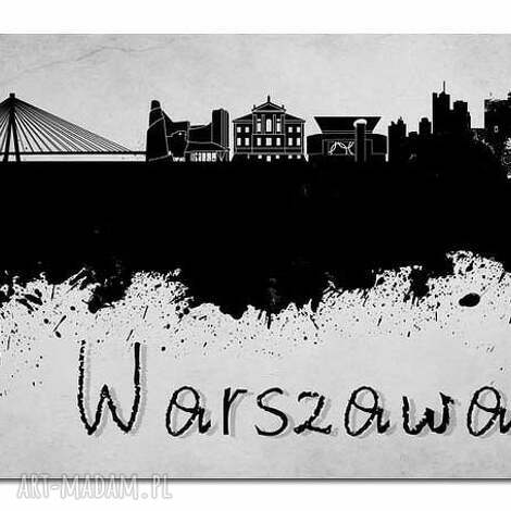Obraz XXL Miasto Warszawa 3 120x70 cm na płótnie - gotowy do powieszenia