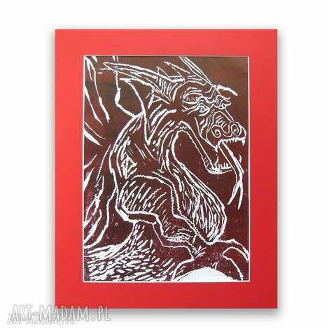 smok grafika, grafika ze smokiem salonu, sypialni