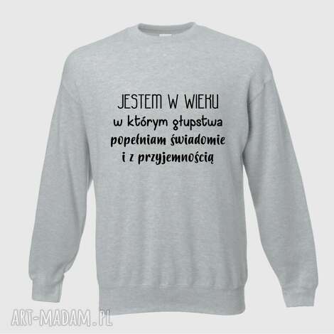 Bluza z nadrukiem dla dziewczyny, kobiety i żony - prezent handmade