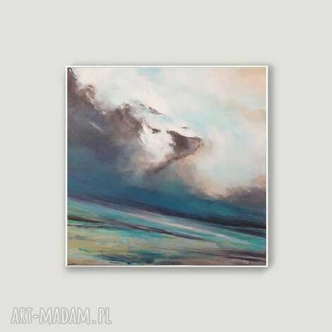 Pejzaż akrylowy na płótnie 60x60 cm - obraz do wnętrza