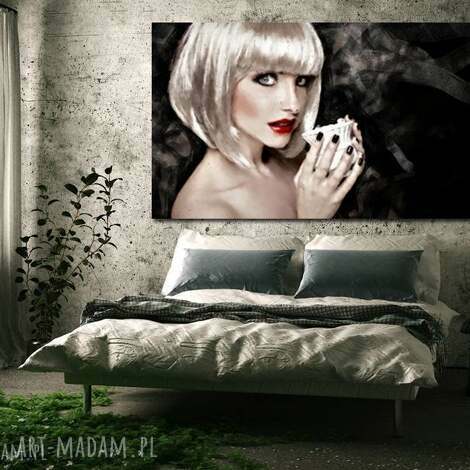 Obraz XXL Kobieta 31 120x70 cm na płótnie Canvas - nowoczesny design do sypialni