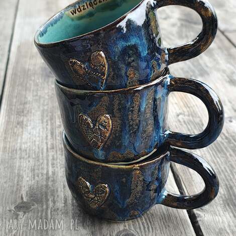 Kubek wdzięczność 250 ml - ceramiczny prezent handmade