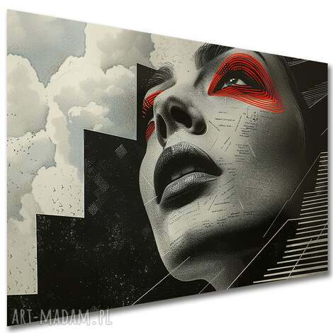 Obraz kobiety glamour retro art deco 120x80 cm