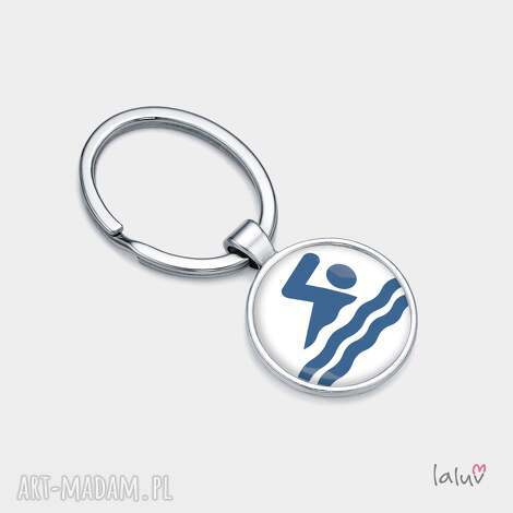 brelok do kluczy swimmer, pływak, pływanie, woda, morze sport hobby