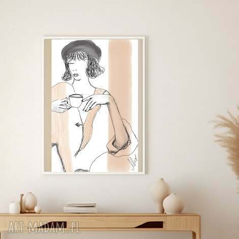 Margo 2 - nowoczesny plakat/obraz do salonu 70x100 cm na papierze Dtec Satin 200 g | art-Madam.pl