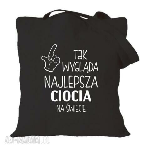 Torba z nadrukiem dla cioci - prezent na urodziny i święta