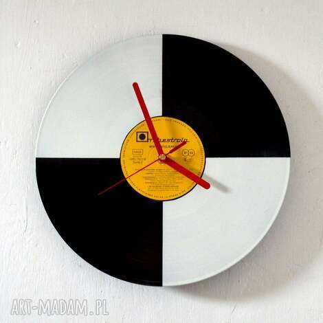 shadeninteriordesign zegar vinyl clock dom, prezent, retro, vintage, płyta