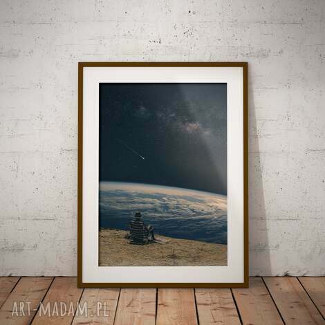 Plakat Outsider A3 29,7x42 cm - kosmos, wolność i introwertyzm