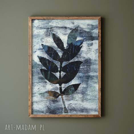 Plakat 50x70 cm Kocha nie kocha - natura i liść - matowy wydruk 200 g
