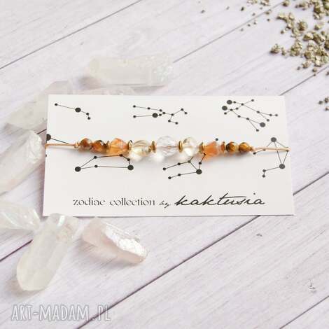 Bransoletka Bliźnięta Zodiac Collection - kamienie naturalne