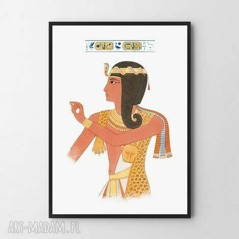 Plakat obraz Egipt A2 42x59.4 cm Hogstudio - beżowo-biały