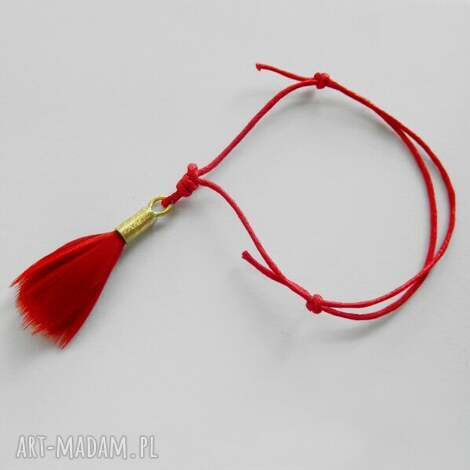 Bransoletka piórko handmade z mosiądzu - naturalne barwione pióra