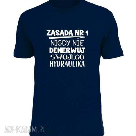 Koszulka z nadrukiem dla hydraulika - najlepszy prezent do pracy