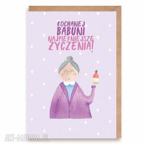 Kartka dla Babci na Dzień Babci - Kochanej Babuni (A6)