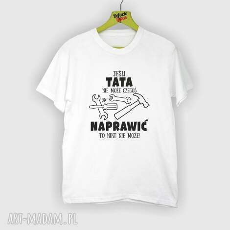 Koszulka z nadrukiem dla taty - Super Tata, Najlepszy Tatuś
