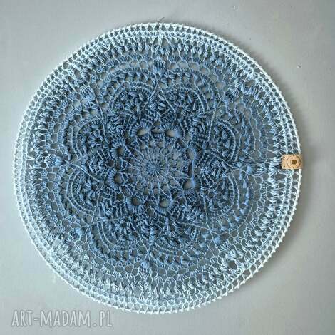 mandala ombre el nido mini - średnica 40 cm, szydełko, dom dekoracja