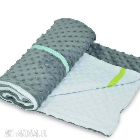 kocyk soft - śnieżna kraina, minky, otulacz dziecięcy, style