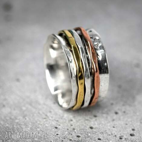 925 srebrny pierścionek medytacja, ezoteryka prezent