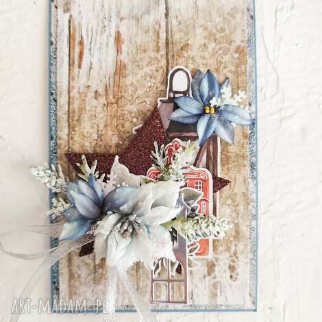 scrapbooking kartki kartka świąteczna bożonarodzeniowa boże narodzenie święta