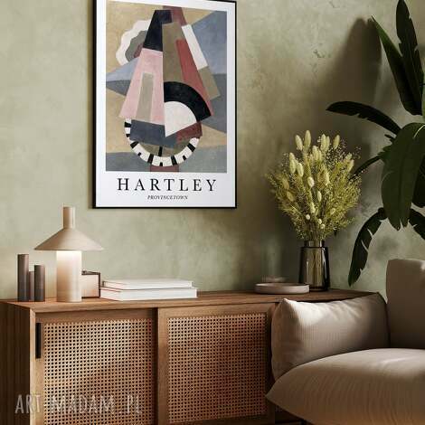 Kolorowy plakat Hartley Provincetown 40x50 cm - sztuka na ścianę