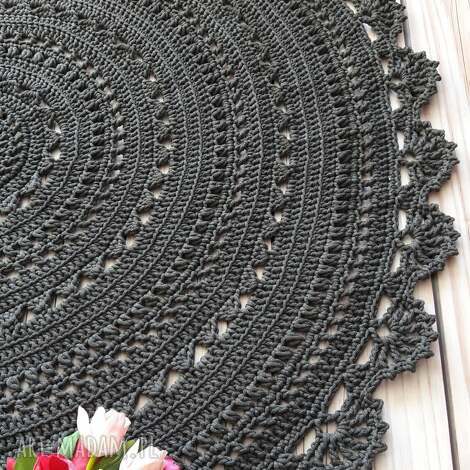 dywan mandala lace 100 cm, bawełniany