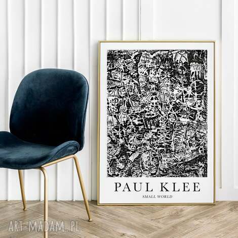 plakat paul klee small world - 50x70 cm, obraz do salonu