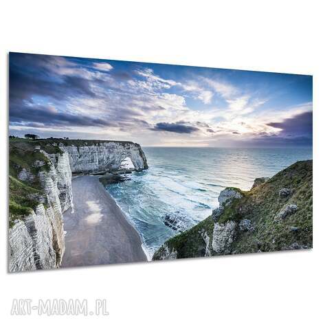 Obraz na płótnie Klify Etretat i ocean 120x80 cm