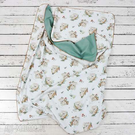 koala biel poszewka na pościel l (200 x 140 cm) - poszewka na kołdrę