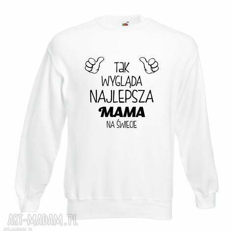 Bluza z nadrukiem dla mamy - Najlepsza MAMA, będę mamą, prezent na urodziny i święta