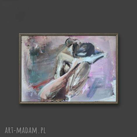 Purple Haze 50x70 cm - zmysłowa inkografia fine art Giclee, ręcznie sygnowana
