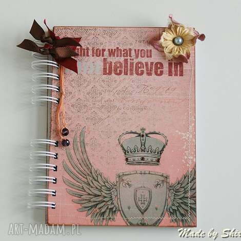 Pamiętnik A5 Uwolnij marzenia - notes scrapbooking handmade