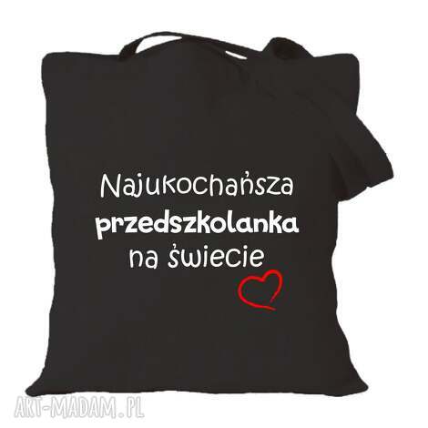 torba z nadrukiem dla przedszkolanki, prezent, zakończenie roku, dzień edukacji