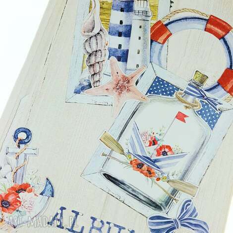 album morski na zdjęcia 9x13 cm, prezent dla wielbiciela morskich klimatów (album)