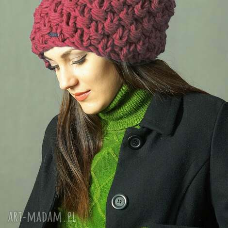 masywna czapa - różne kolory, gruba
