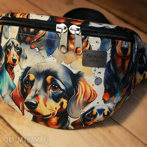 Nerka Jamnik Czarny Rozmiar M - handmade na spacer