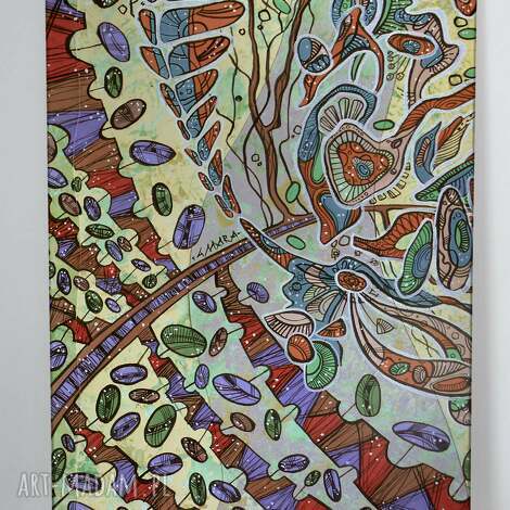 Proszę mnie zrozumieć - kolorowy obraz giclee na płótnie Canvas