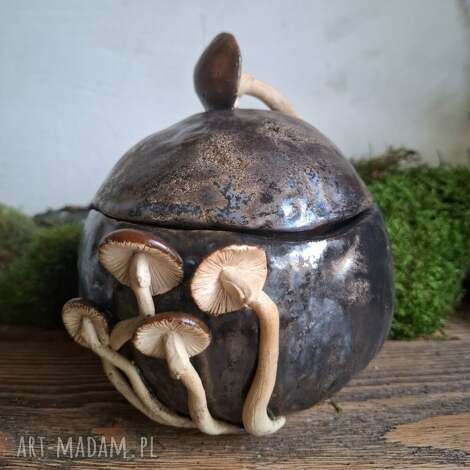 smokfa cukierniczka z grzybami prezent grzybiarza