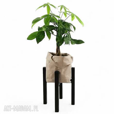 Stojak pod doniczkę Kwietnik nowoczesny z dębu natural 20 cm / 25 cm
