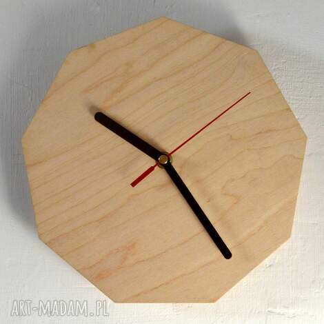 zegar wood clock, drewniany, vintage, drewno dom, prezent