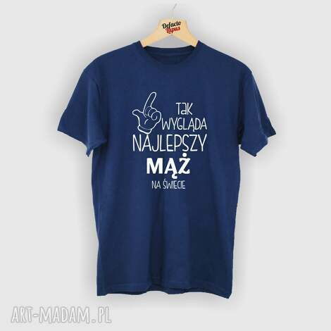 Koszulka dla taty - Super Tata, najlepszy tatuś (ręcznie robiona)