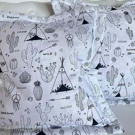 2 poszewki kaktusy, rękodzielo poduszka