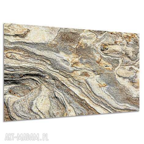 Obraz na płótnie MARMUR 5 - beżowy loft 120x80 cm