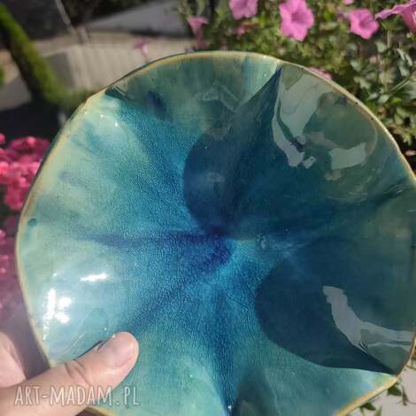 Turkusowa miseczka ceramiczna handmade - wyjątkowy prezent