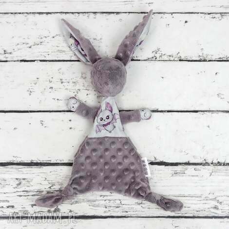 maskotki luluś królik niemowląt nietoperze wampirki szare, pierwsza