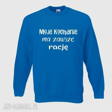 Ręcznie robiona bluza z nadrukiem dla chłopaka - wybierz kolor i rozmiar