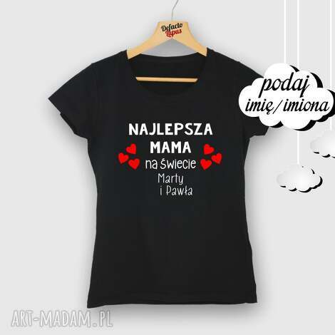 Koszulka z nadrukiem Super Mama - prezent na Dzień Matki